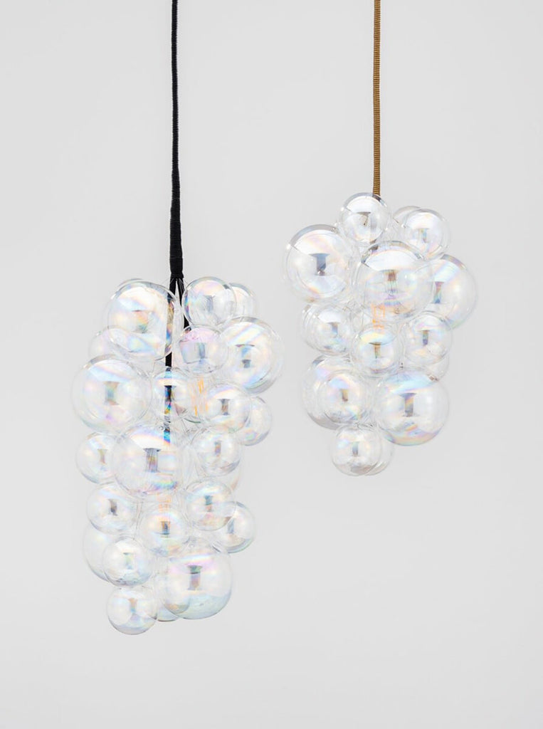 The Iridescent Waterfall Glass Bubble Chandelier