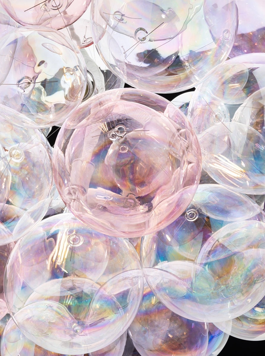 The Sunset 45 Glass Bubble Chandelier | The Light Factory